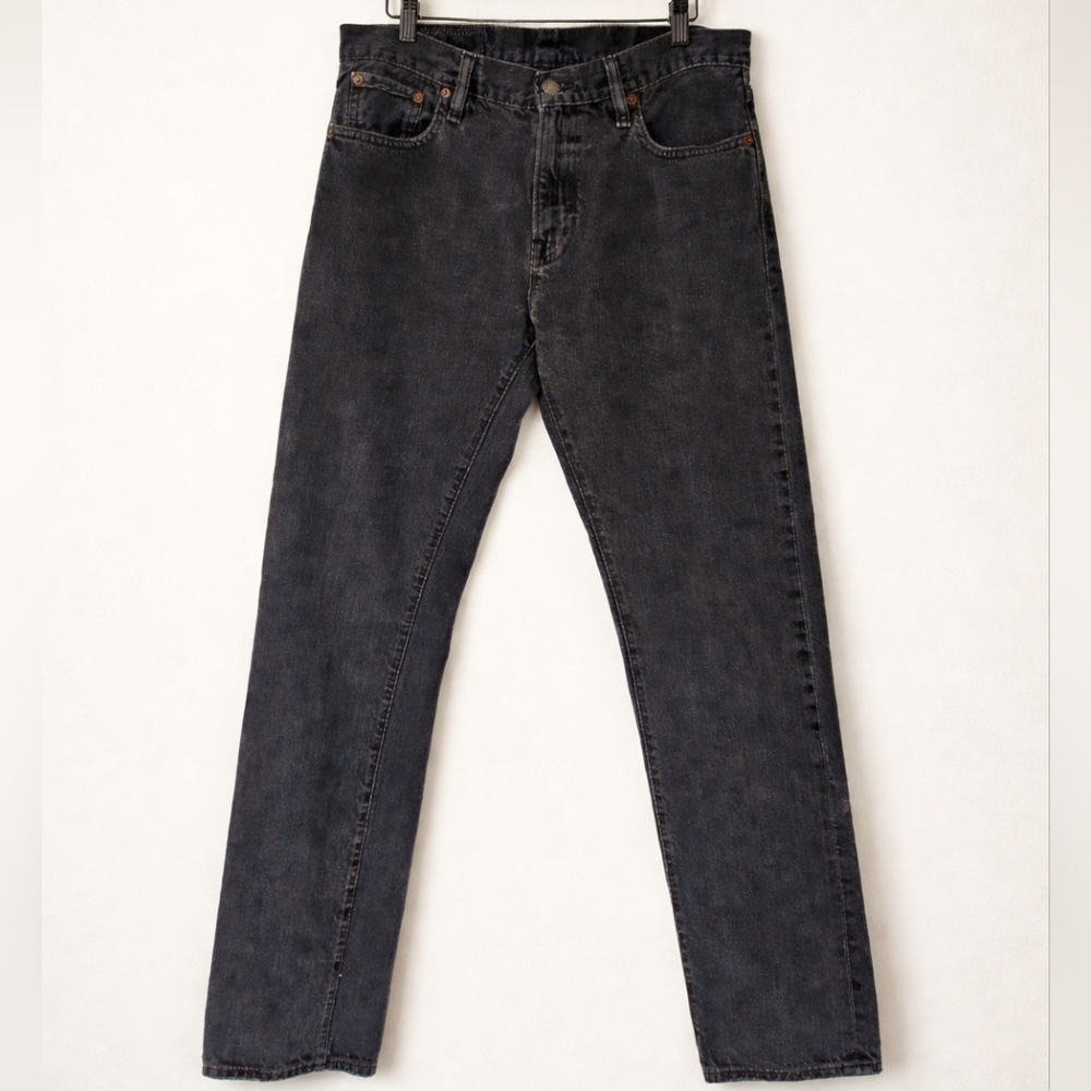🖤 Denim & Supply Ralph Lauren Black Wash Straight Men's Leg Jeans Size 30/32